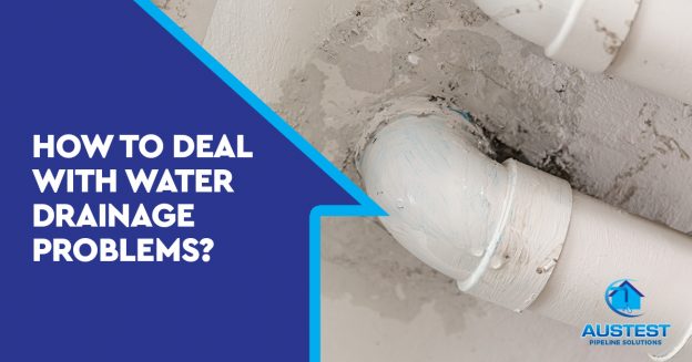 how to deal water drainage problems
